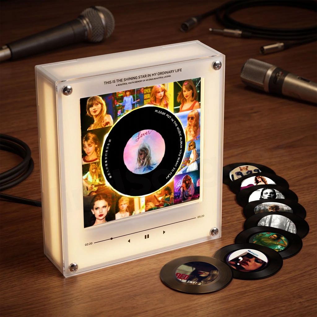 Personalized Song Vinyl Box — Custom Mini Vinyl Music Player | The Taylor Swift Session