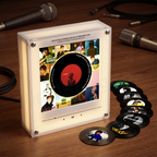 Personalized Song Vinyl Box — Custom Mini Vinyl Music Player | The Justin Bieber Session