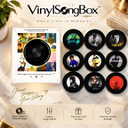 Personalized Song Vinyl Box — Custom Mini Vinyl Music Player | The Justin Bieber Session
