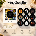 Personalized Song Vinyl Box — Custom Mini Vinyl Music Player | The Michael Jackson Session
