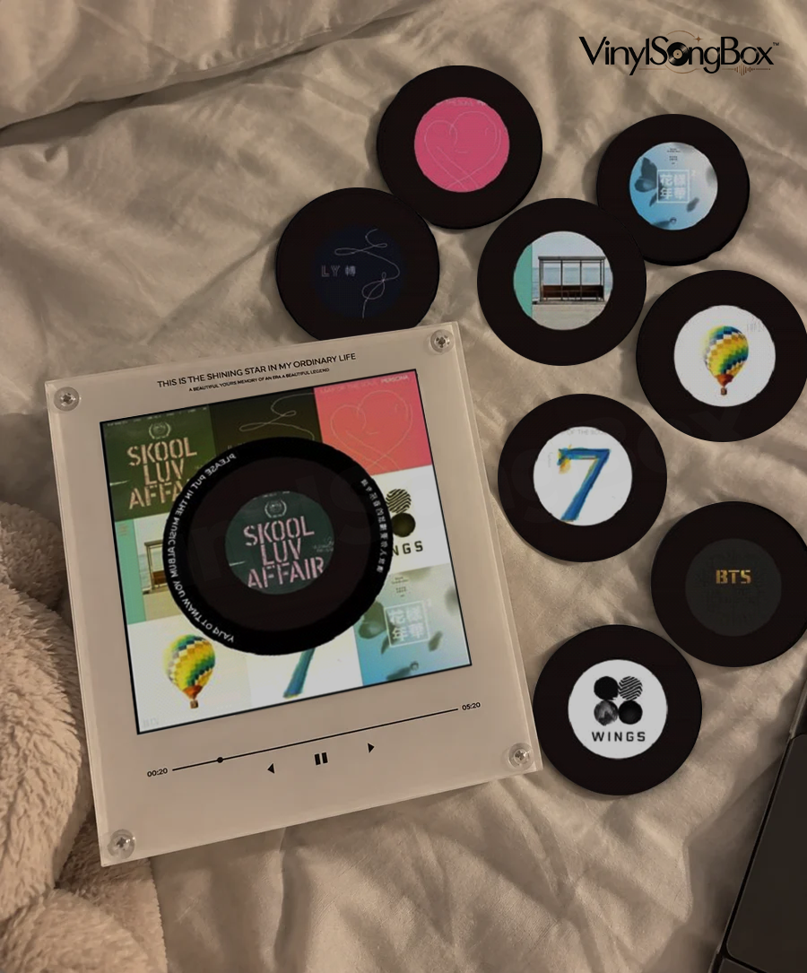 Personalized Song Vinyl Box — Custom Mini Vinyl Music Player | The BTS Session