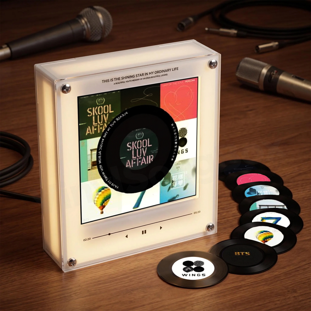 Personalized Song Vinyl Box — Custom Mini Vinyl Music Player | The BTS Session