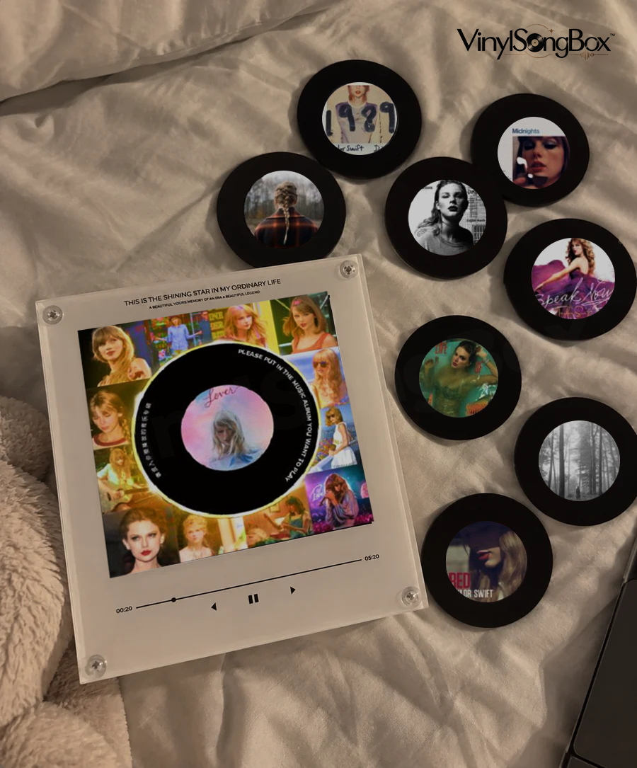Personalized Song Vinyl Box — Custom Mini Vinyl Music Player | The Taylor Swift Session