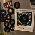 Personalized Song Vinyl Box — Custom Mini Vinyl Music Player | The Christmas Session