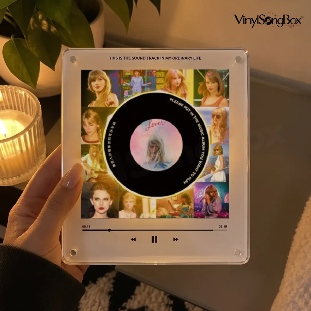 Personalized Song Vinyl Box — Custom Mini Vinyl Music Player | The Taylor Swift Session